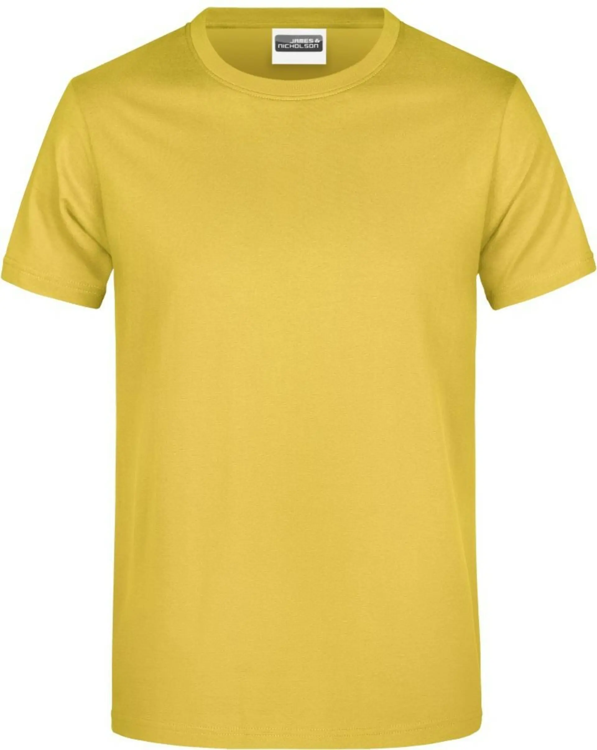 James & Nicholson 0790 Tričko pánské krátký rukáv žlutá  XXL 62-2XL