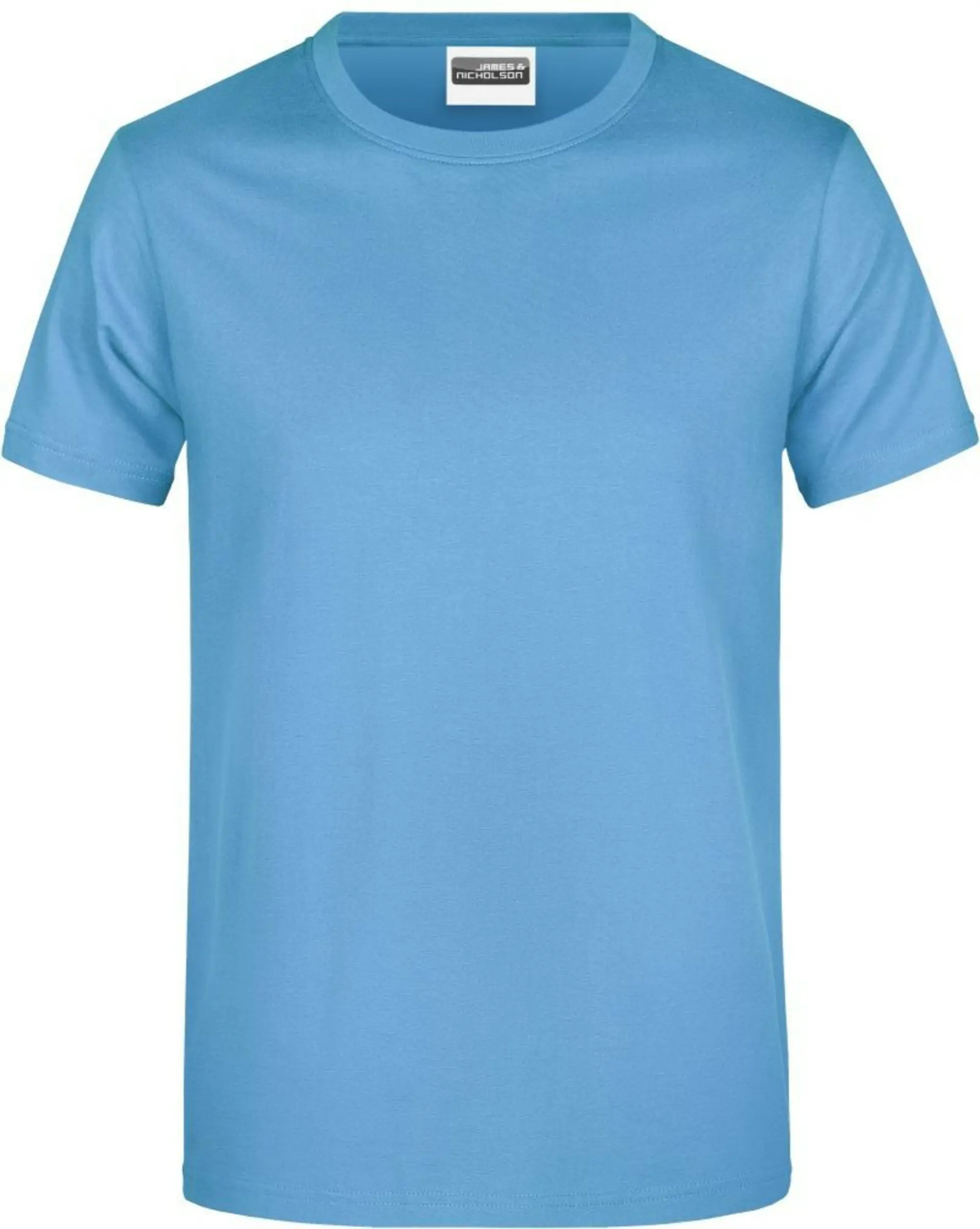 James & Nicholson 0790 Tričko pánské krátký rukáv světle modrá   5XL 5XL