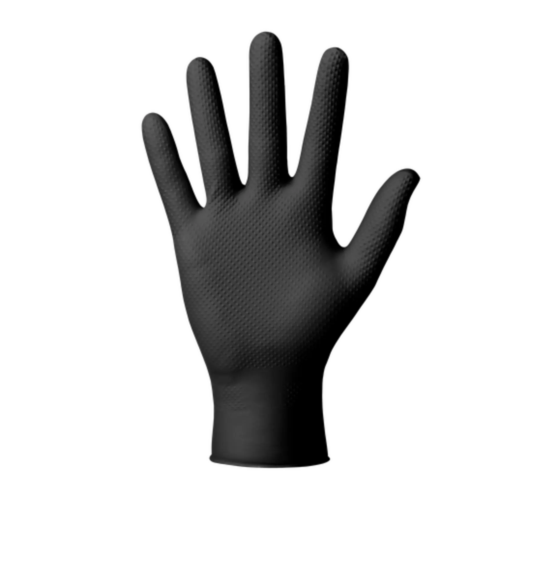 Mercator Medical GoGRIP BLACK nepudrované nitril Rukavice jednorázové 50ks