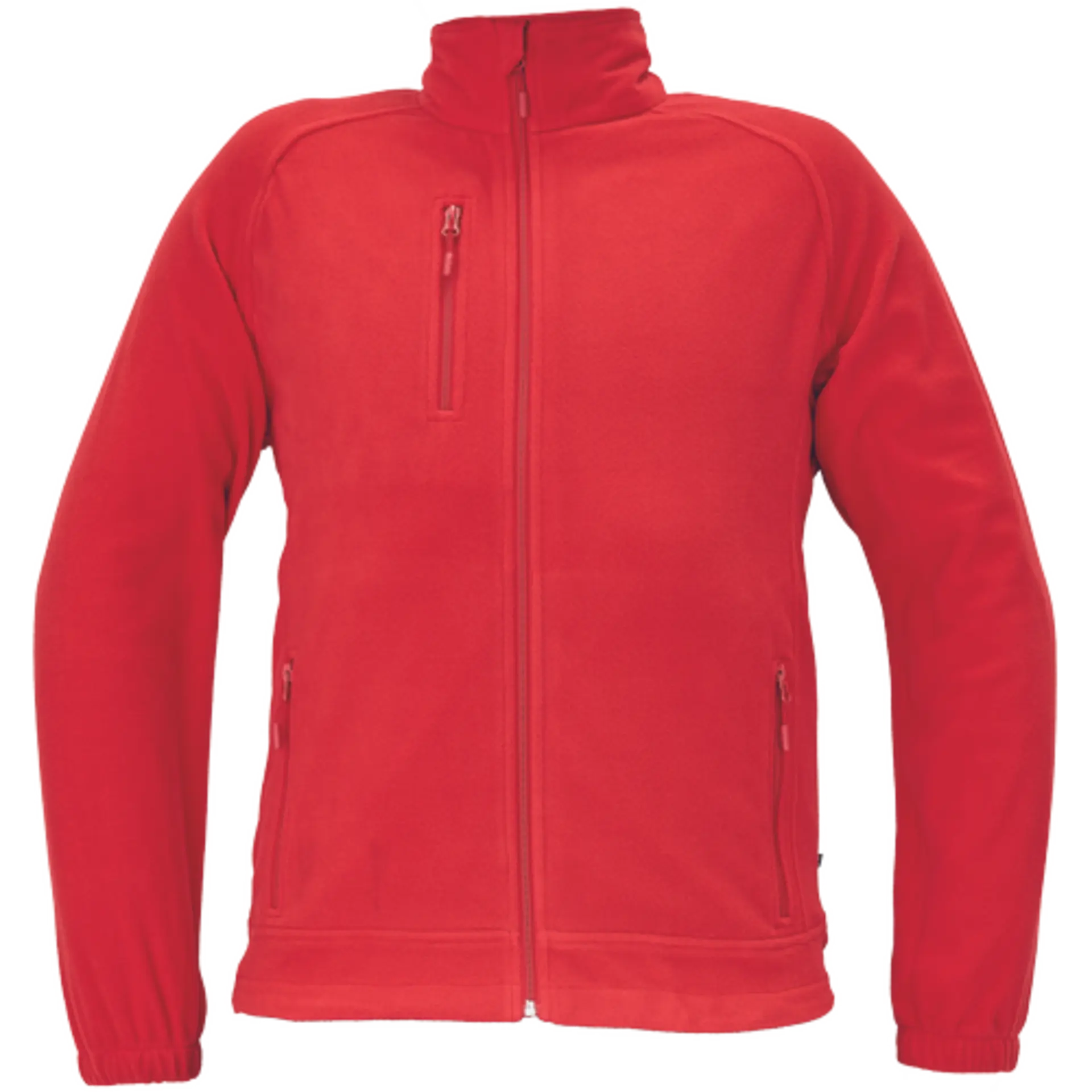 ČERVA mikina BHADRA fleecová na zip 0346000320000 červená 3XL