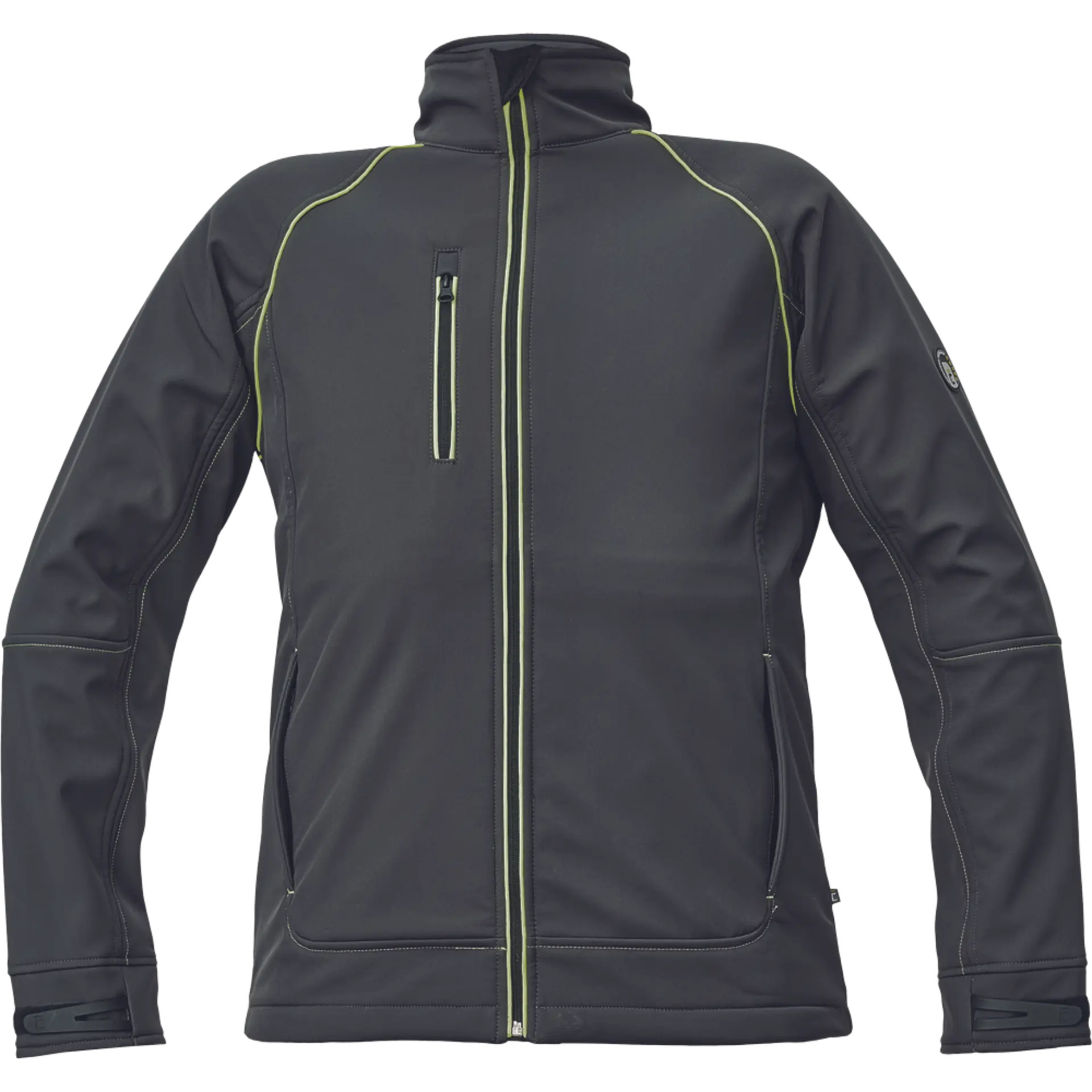 ČERVA 03010692A100 Bunda SHELDON softshellová antracit-žlutá 3XL