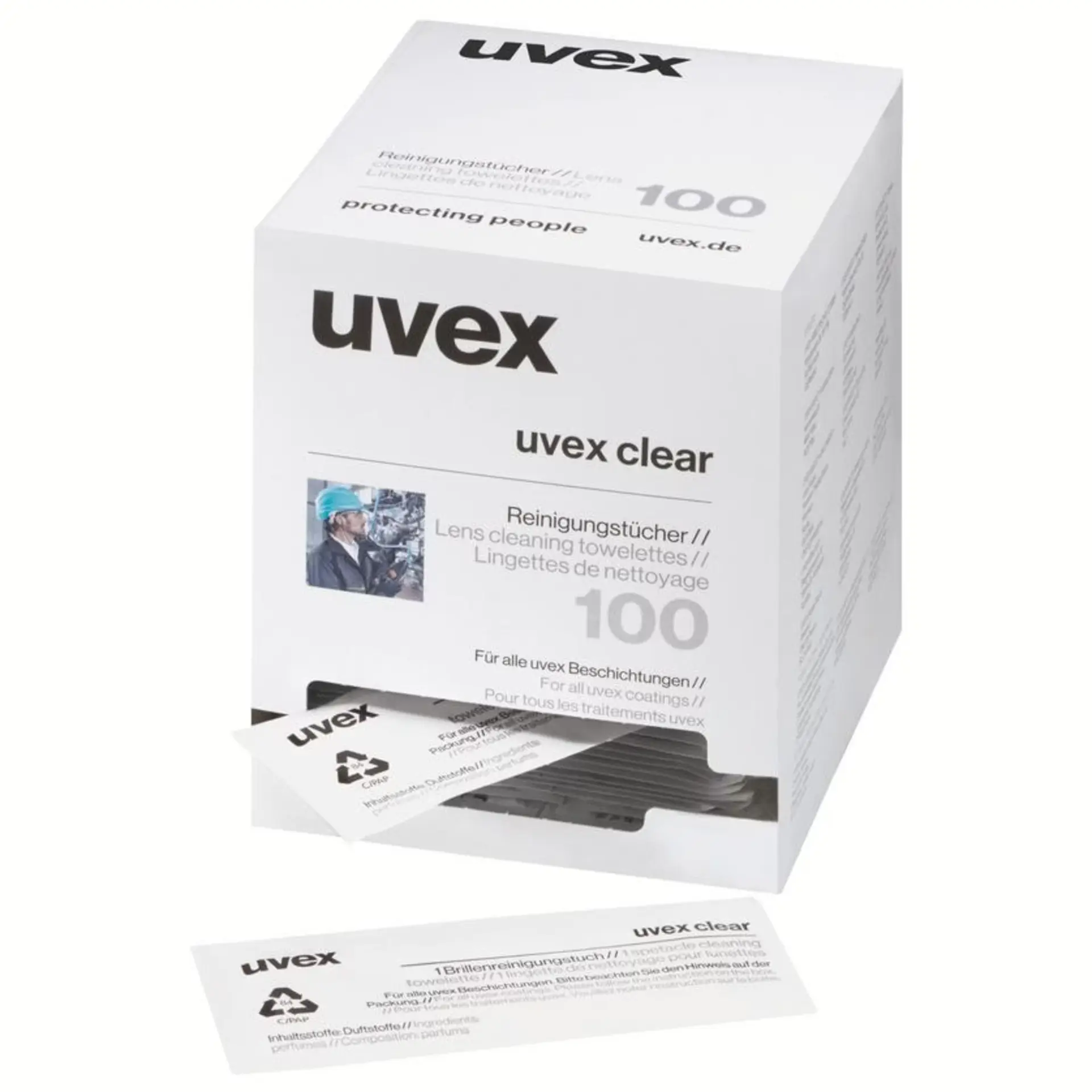 UVEX 9963000 1ks Vlhčené čistící papírky