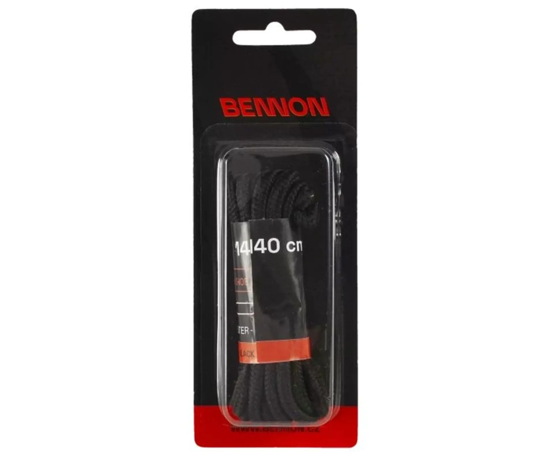 BENNON LACES BLACK 140 cm Šněrovadlo