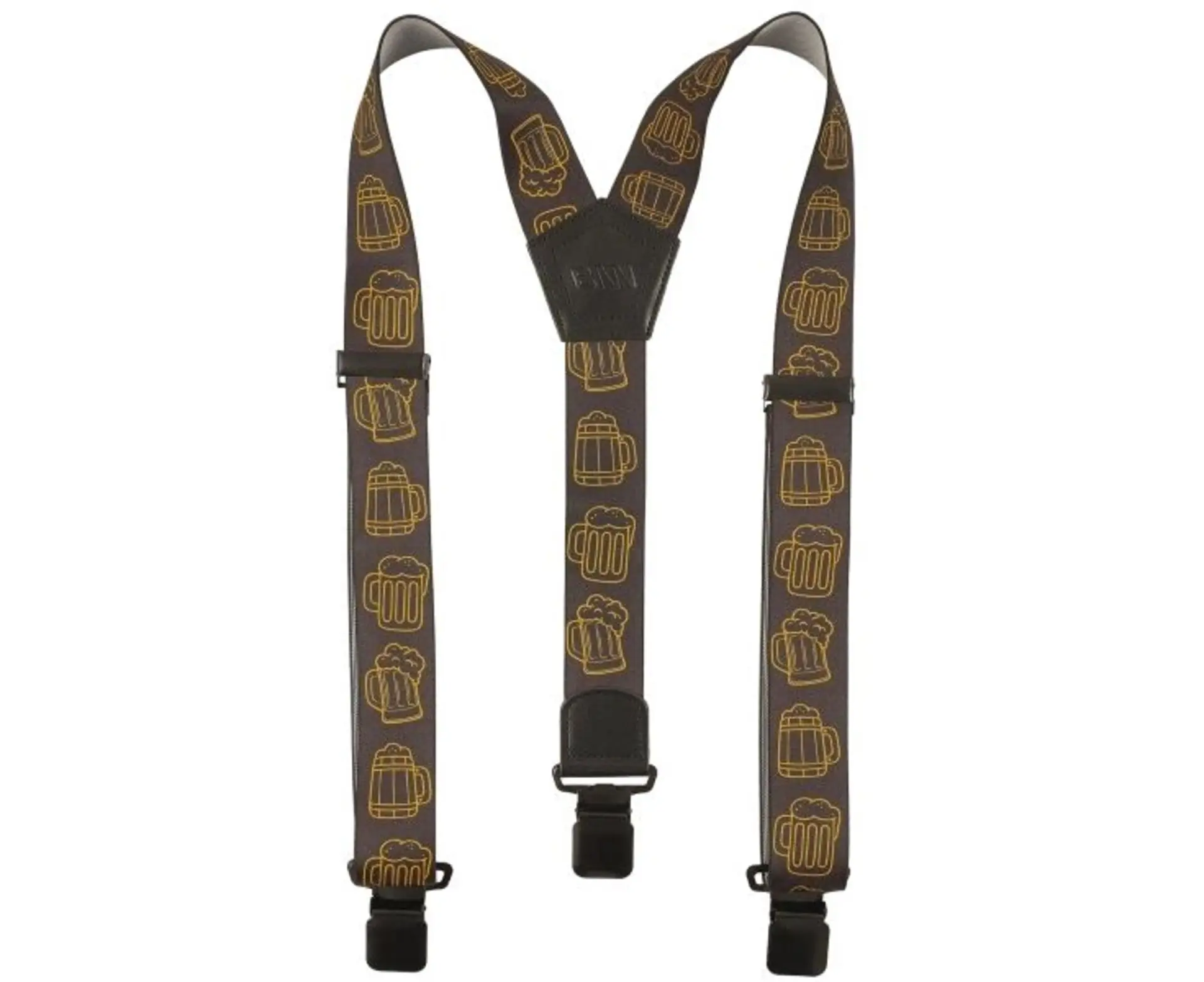 BENNON BENNONKY BEER BRACES BLACK/YELLOW Šle