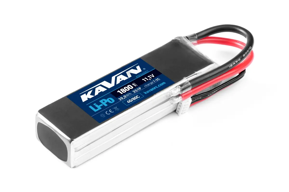 Li-Pol 1800/3čl. 40C KAVAN Air pack (nahrazuje FOXY G3)