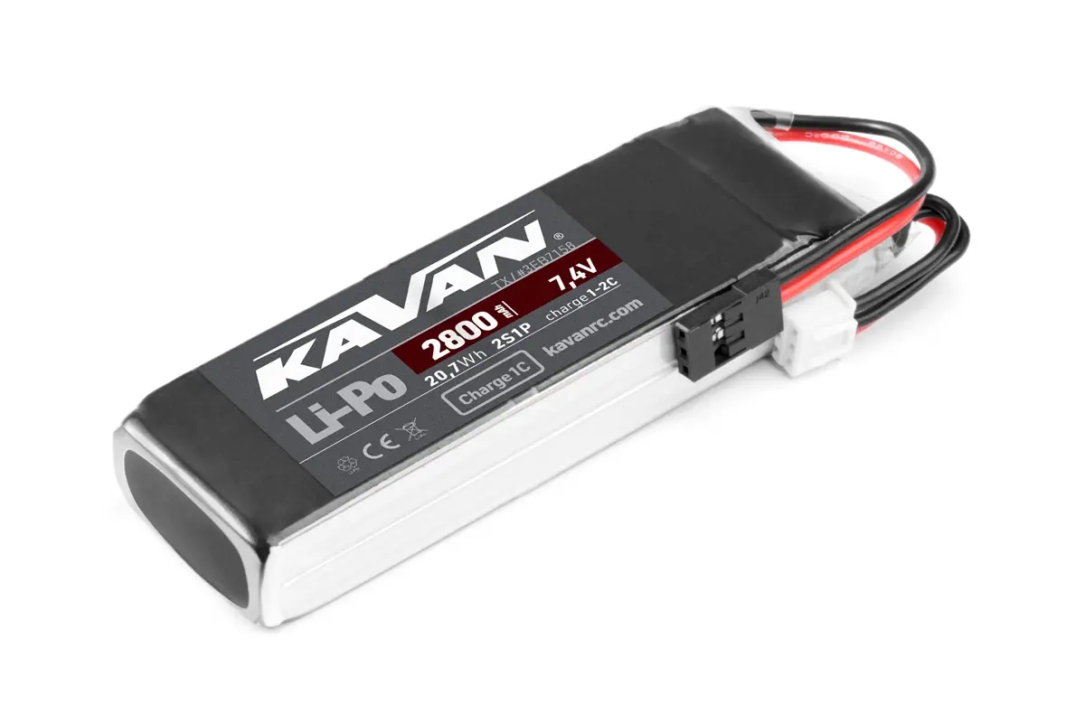 Li-Pol 2800/2čl. 5C KAVAN pro vysílač (nahrazuje RAY G4)