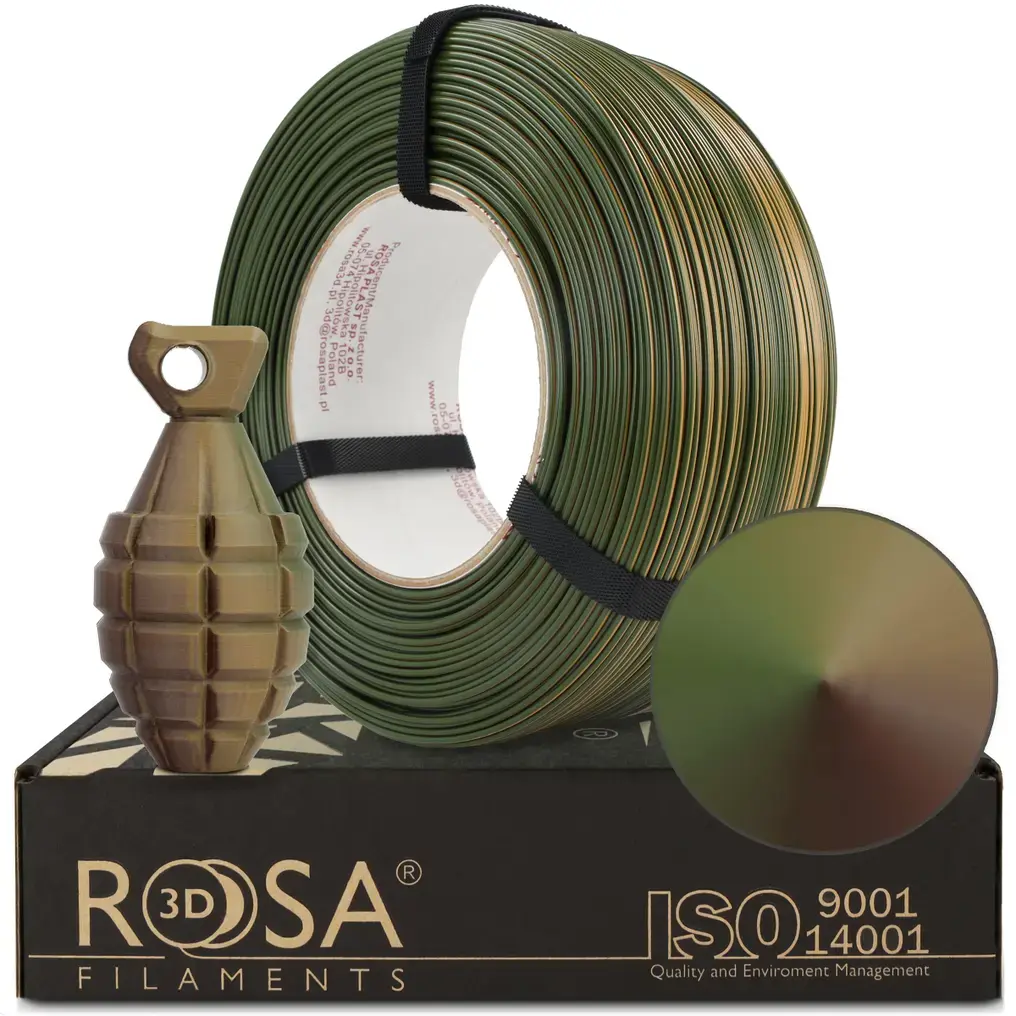 ROSA PET-G Magic ReFill Army zelená