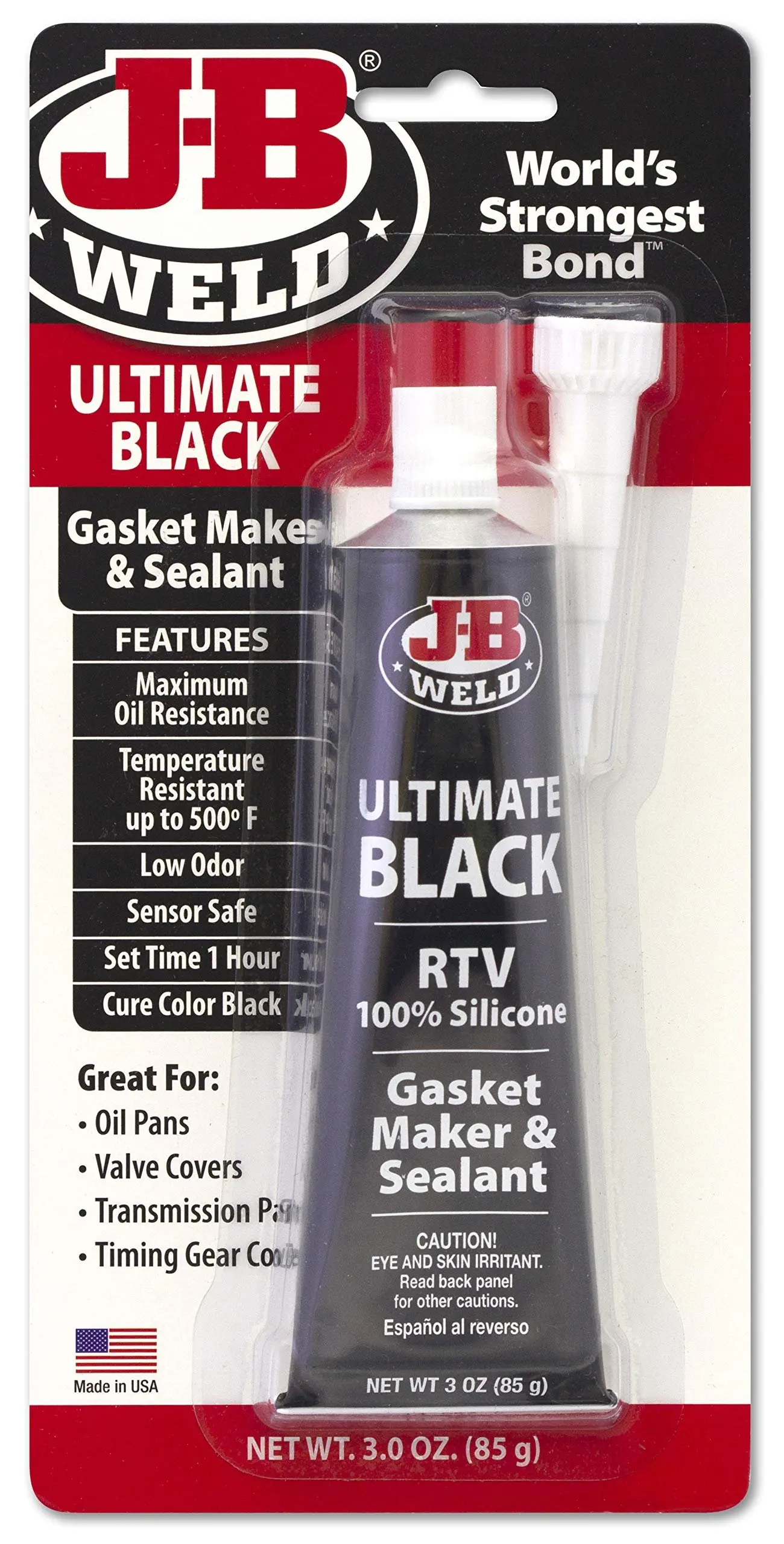 J-B WELD silikon ULTIMATE BLACK 85g