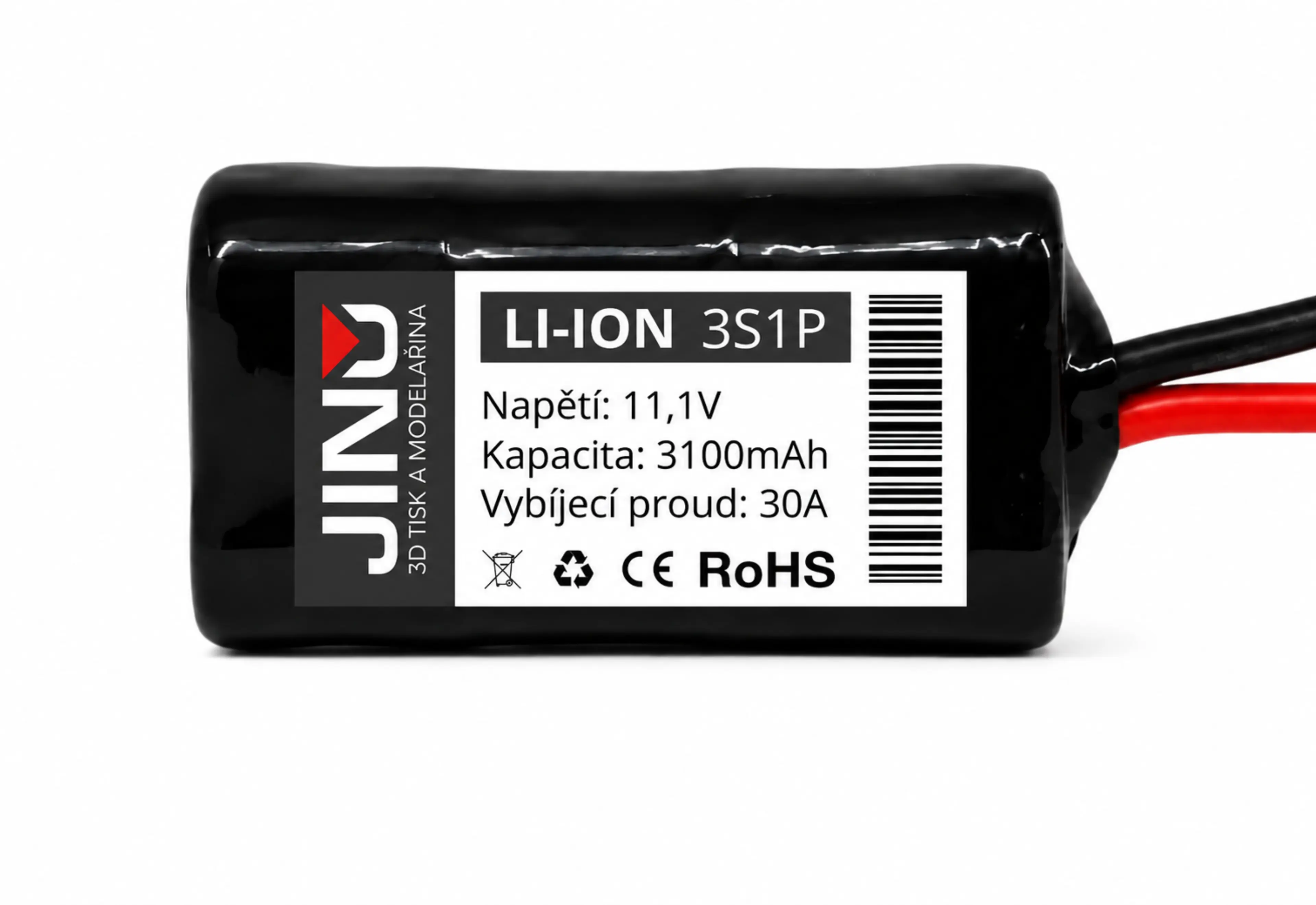 JINO Li-lon 3S1P 11,1 V 3100 mAh 30 A