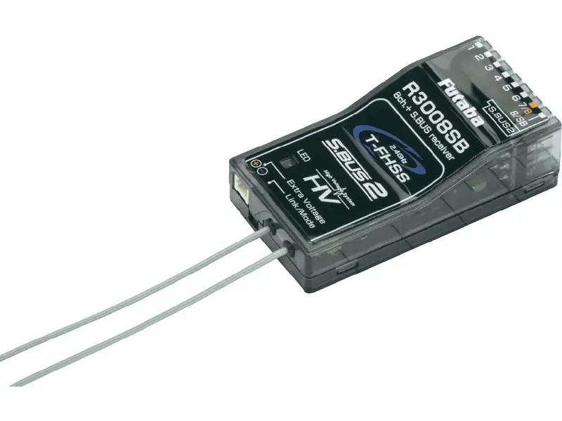 Přijímač 8/18k R3008SB 2.4GHz T-FHSS S.BUS2 Futaba