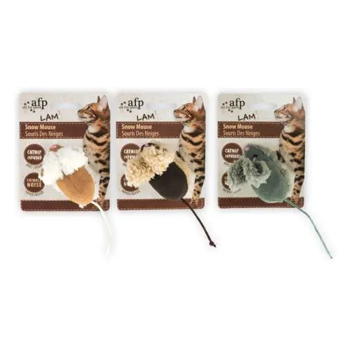 AFP Lambswool - Snow Mouse, 1ks