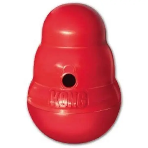 KONG Wobbler L – 19 cm: Interaktivní zábava a odměna v jednom!