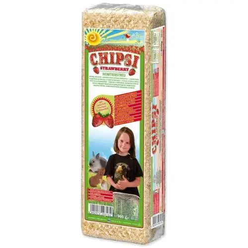 JRS Chipsi lisované hobliny jahoda 15 l/1 kg
