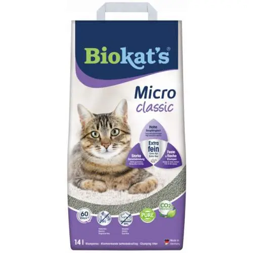 Podestýlka Biokat's Micro Classic 13,3kg/14l