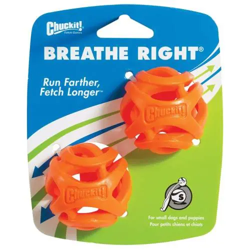 Hračka pes Chuckit Breathe Right Fetch Ball Small 2ks