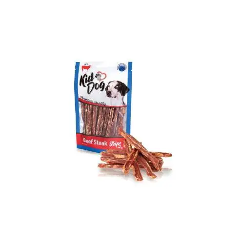 KIDDOG Hovězí steak v proužku 80 g