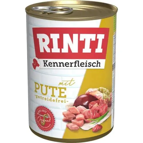 Rinti Dog Kennerfleisch konzerva Krůtí 400g