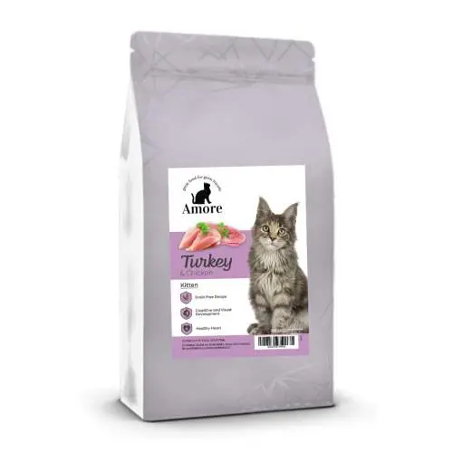 Amore Cat Kitten Turkey & Chicken, 300g