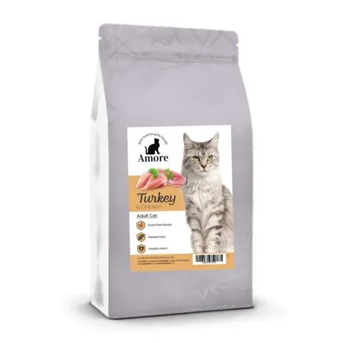 Amore Cat Adult Turkey & Chicken, 300g