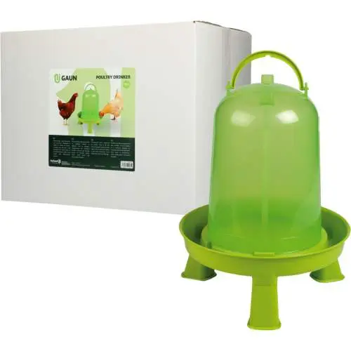 GAUN napáječka pro drůbež s nožičkami 3 l – Green Lemon