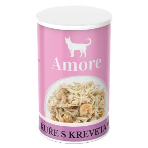 Amore dog Kuřecí s krevetami 140g EXP. 4/26
