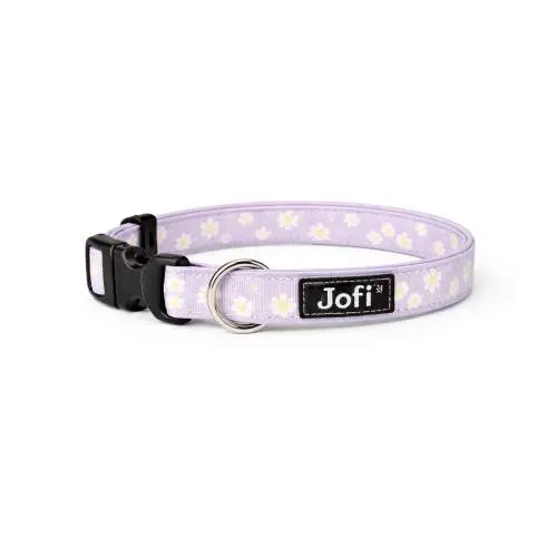 Jofi obojek pro psy Daisy Purple, XS, 22-30cm