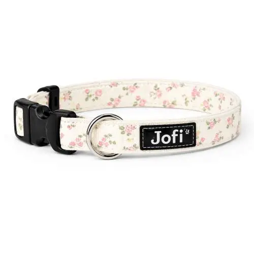 Jofi obojek pro psy Flower Garden, S, 28-43cm