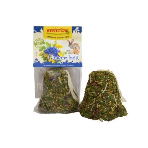 Bylinkový zvonek s květy – zdravá pochoutka pro králíky a hlodavce 125 g