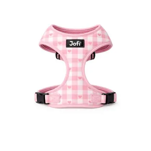Jofi postroj pro psy Pink Hearts, S