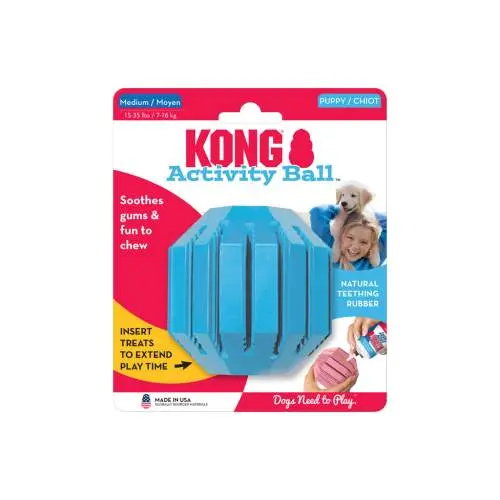 KONG Puppy Activity Ball Assorti S