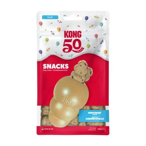 KONG 50th Anniversary KONG SnacksTM Birthday Cake Recipe Sm