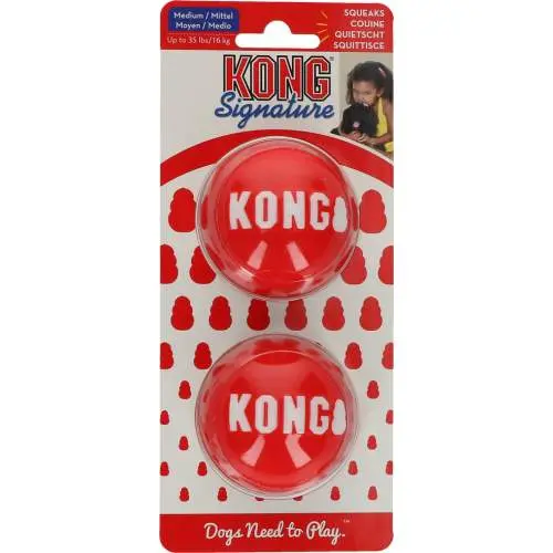 KONG Signature Ball M 2-Pack
