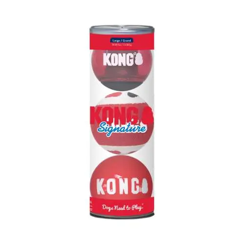 KONG Signature Balls 3-Pack L