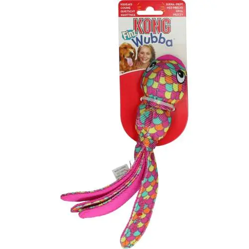 KONG Wubba Finz Pink S