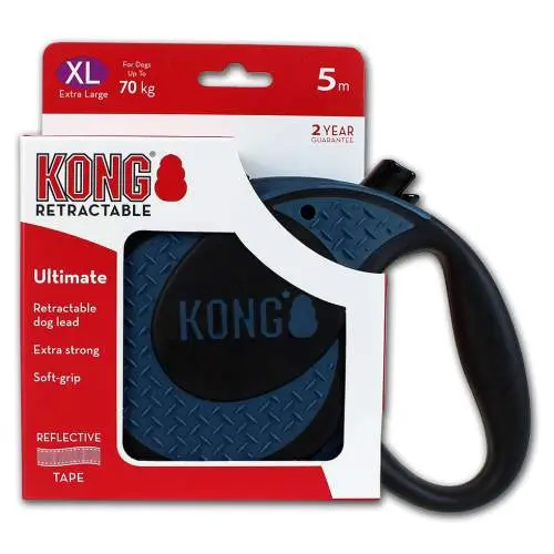 KONG Retractable Leash - Ultimate Blue
