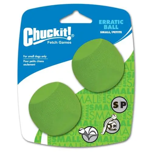 Hračka pes Chuckit Erratic Ball S 5cm/2ks