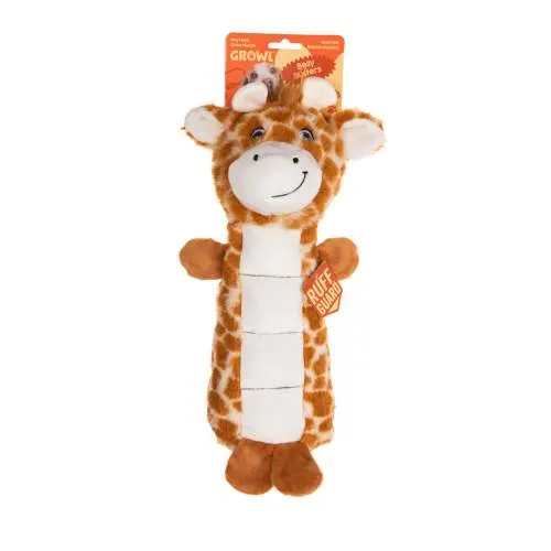 Hračka pro psy - Growl Belly Busters Ginny the Giraffe