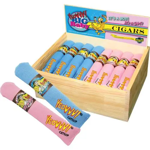 Hračka pro kočky - Yeowww! Cigar Box 24 pcs Big Baby