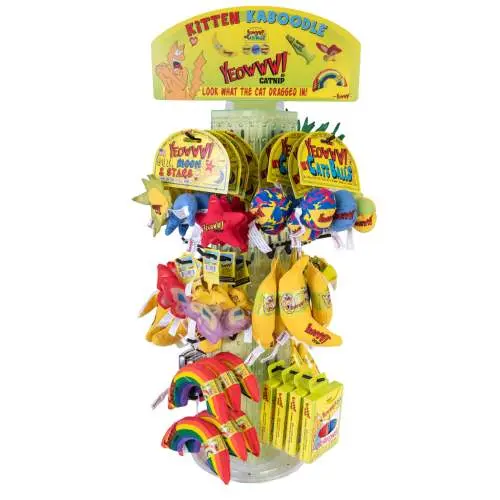 Hračka pro kočky - Yeowww! Kitten Kaboodle Display 72 pcs