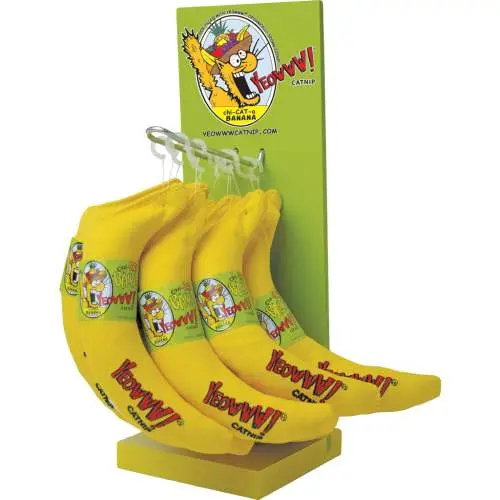 Hračka pro kočky - Yeowww! Chi-Cat-A Banana 12-pack