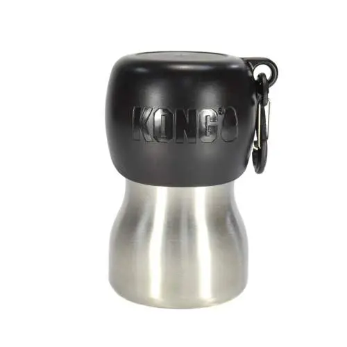 KONG H2O Stainless Steel Water Bottle Black 255 ml