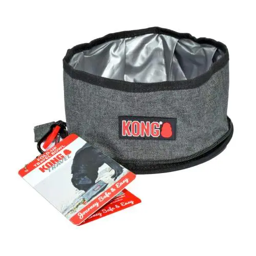 KONG Fold-Up Double Bowl