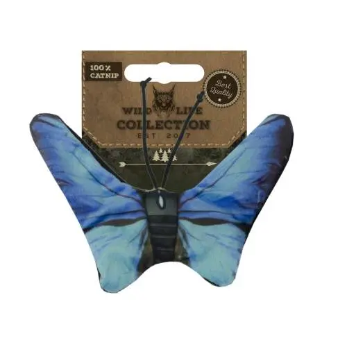 Hračka pro kočky - Wild Life Collection Wild Life Cat Blue Butterfly