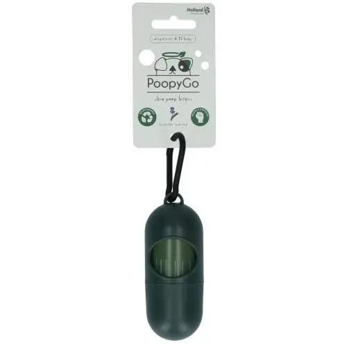 Vodítka, obojky a postroje pro psy - PoopyGo dispenser incl. 15 bags Lavender scented