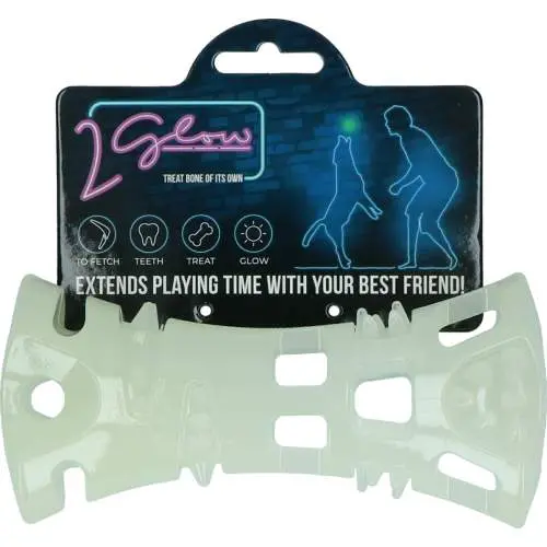 Hračka pro psy - 2 Glow Treat Bone of it's Own