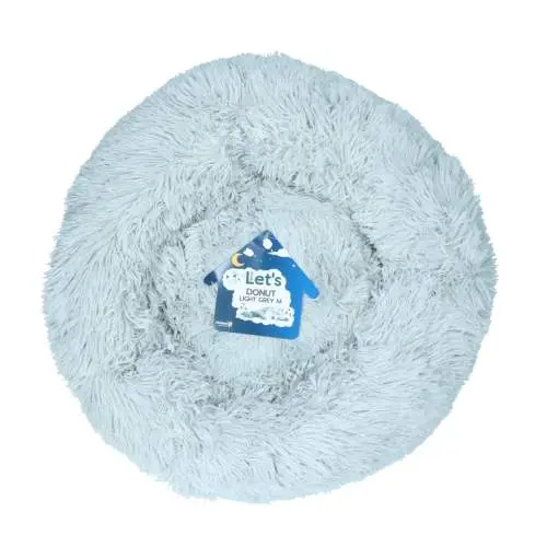 Tašky, přepravky a klece pro psy - Let's Sleep Donut Light grey M