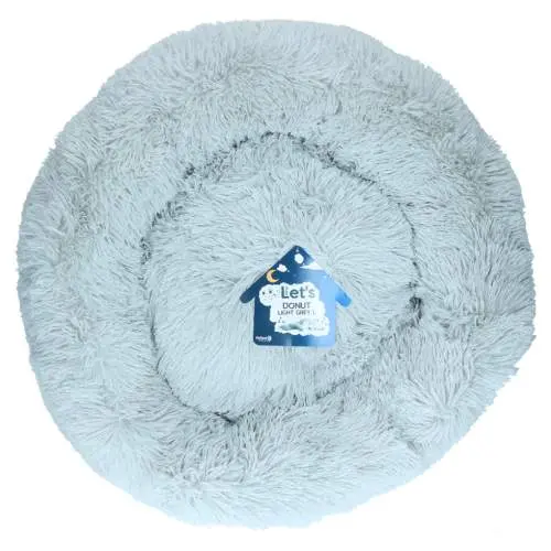Tašky, přepravky a klece pro psy - Let's Sleep Donut Light grey L