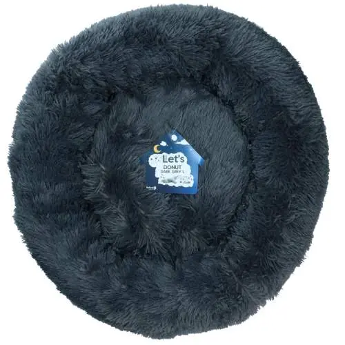Tašky, přepravky a klece pro psy - Let's Sleep Donut Dark grey L