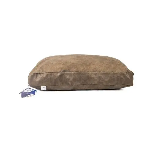 Tašky, přepravky a klece pro psy - Let's Sleep Plush Pillow Dog Bed M Taupe