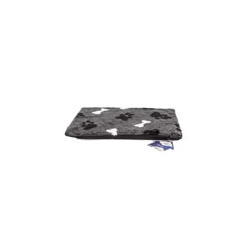 Tašky, přepravky a klece pro psy - Let's Sleep Fluffy Floor Crate Cushion S Anthracite